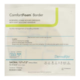 Dermarite ComfortFoam Border Foam Dressing, Sacral, Waterproof, Sterile — 7.2" x 7.2"