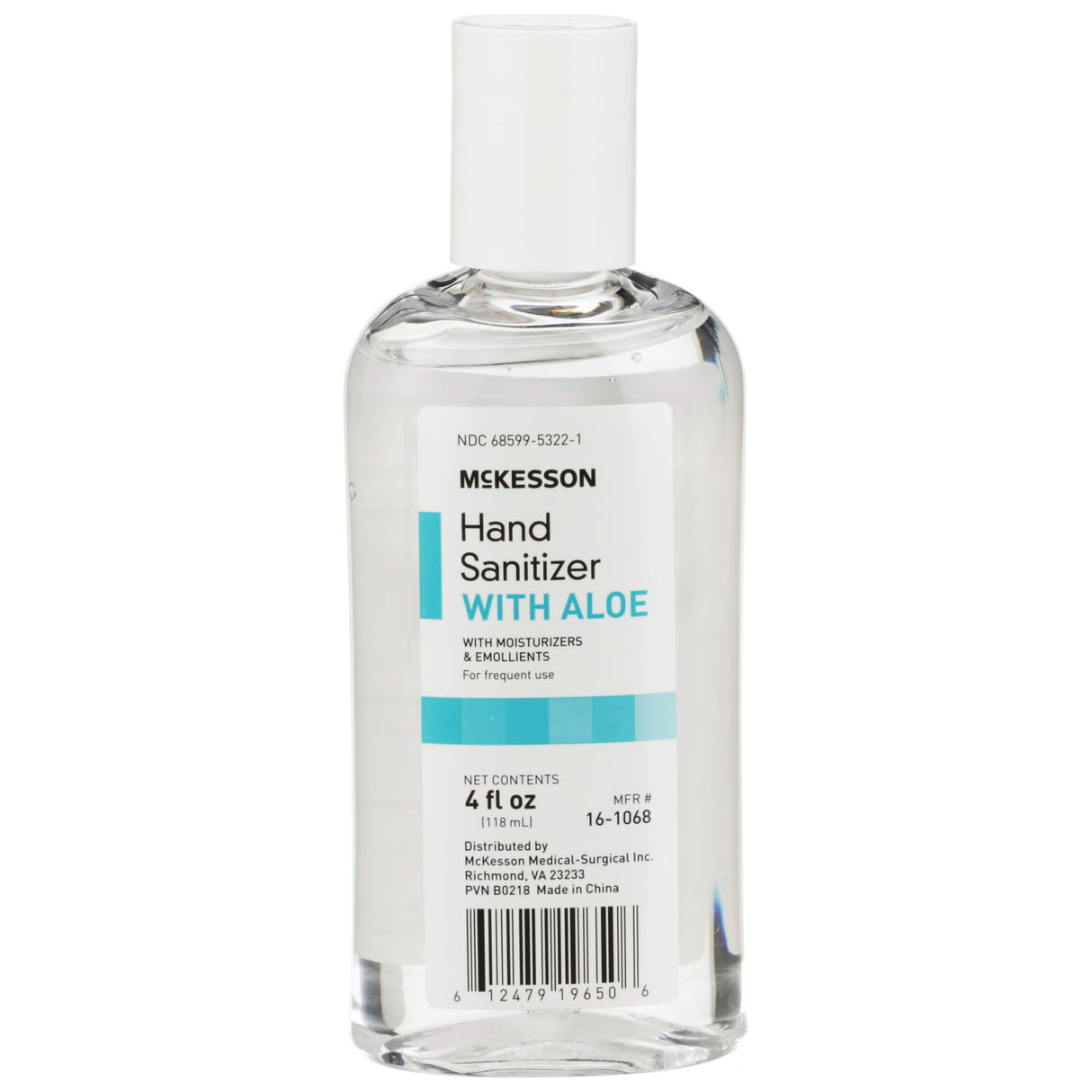 McKesson Hand Sanitizer with Aloe Gel, Fresh Scent - 16-1068 - LL Medico