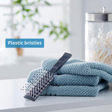 McKesson Hair Brush Gray Plastic Vented, 7.5", 63 Bristles