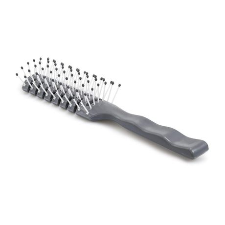 McKesson Hair Brush Gray Plastic Vented, 7.5", 63 Bristles