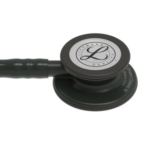 3M Littmann Classic III Monitoring Stethoscope, Black Edition, 27" Tube - 5803 - LL Medico