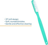McKesson Adult Soft Bristle Straight Toothbrush, Green