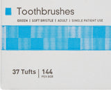 McKesson Adult Soft Bristle Straight Toothbrush, Green