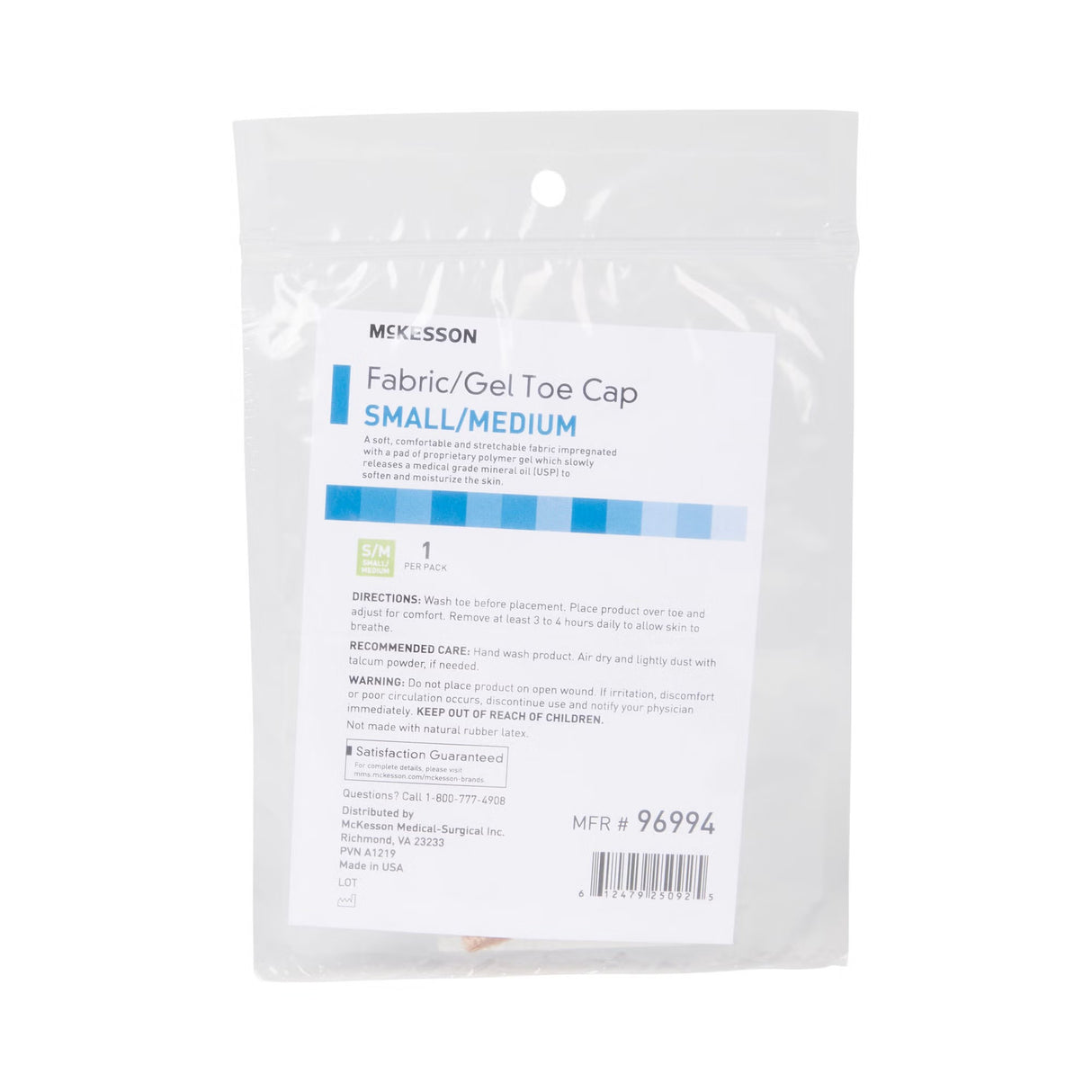 McKesson Toe Cap