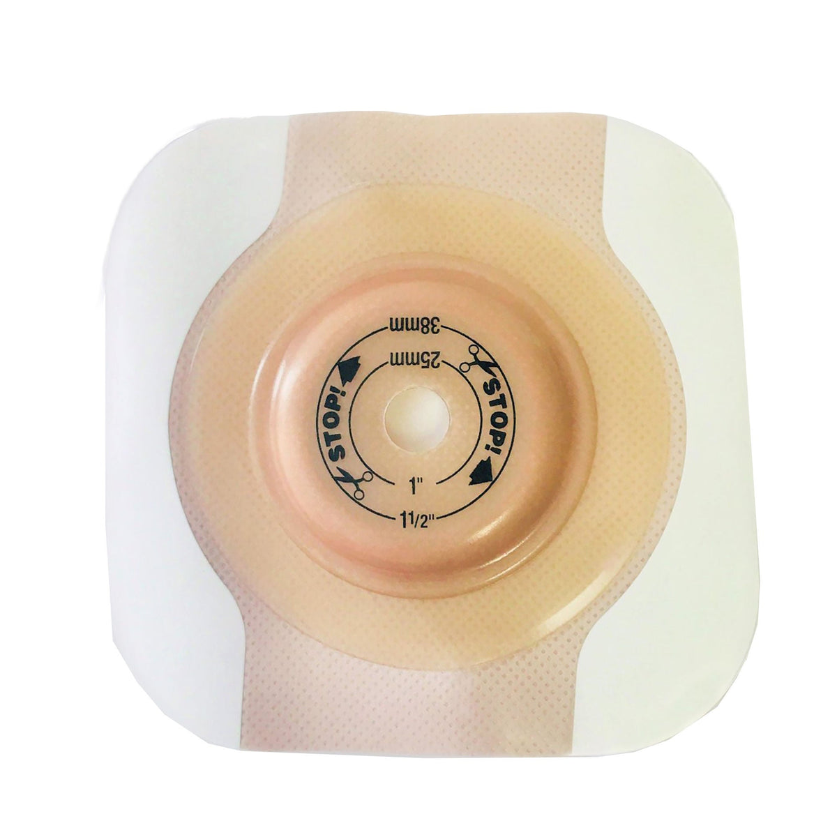 Hollister New Image CeraPlus Skin Barrier, Convex, Trim to Fit, Extended Wear, Tape Border, 44 mm Flange - 11402 - LL Medico