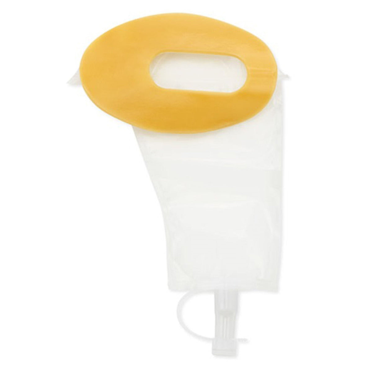 Hollister Female Urinary Pouch Kit, 4.5 Inch Width, 7.5-Inch One-Piece Pouch, Flat, Transparent