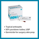 McKesson Povidone-Iodine USP Swabstick, Antiseptic, 1 Count