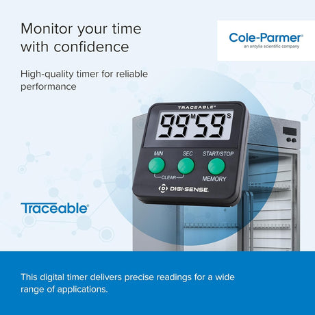 Traceable Electronic Alarm Timer, 99 Minute/59 Second