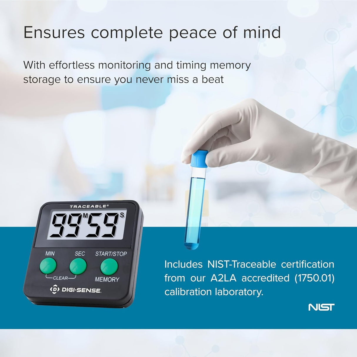 Traceable Electronic Alarm Timer, 99 Minute/59 Second