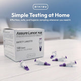 Arkray Assure Lance Plus Safety Lancets, 30 Gauge