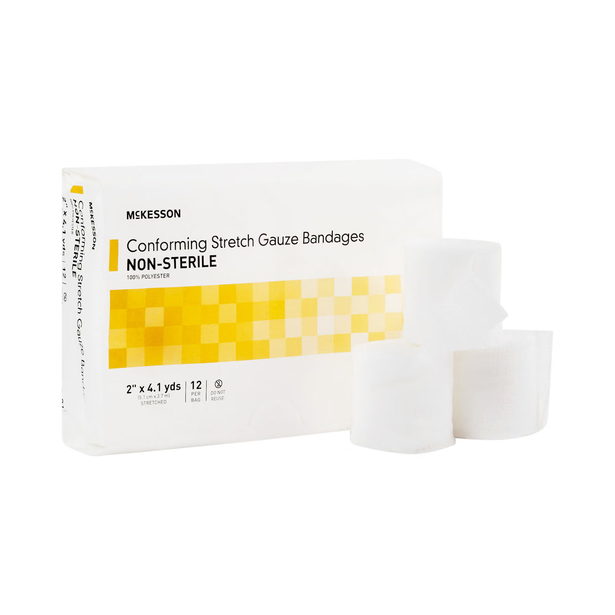 McKesson Conforming Bandage, 2 Inch x 4-1/10 Yard