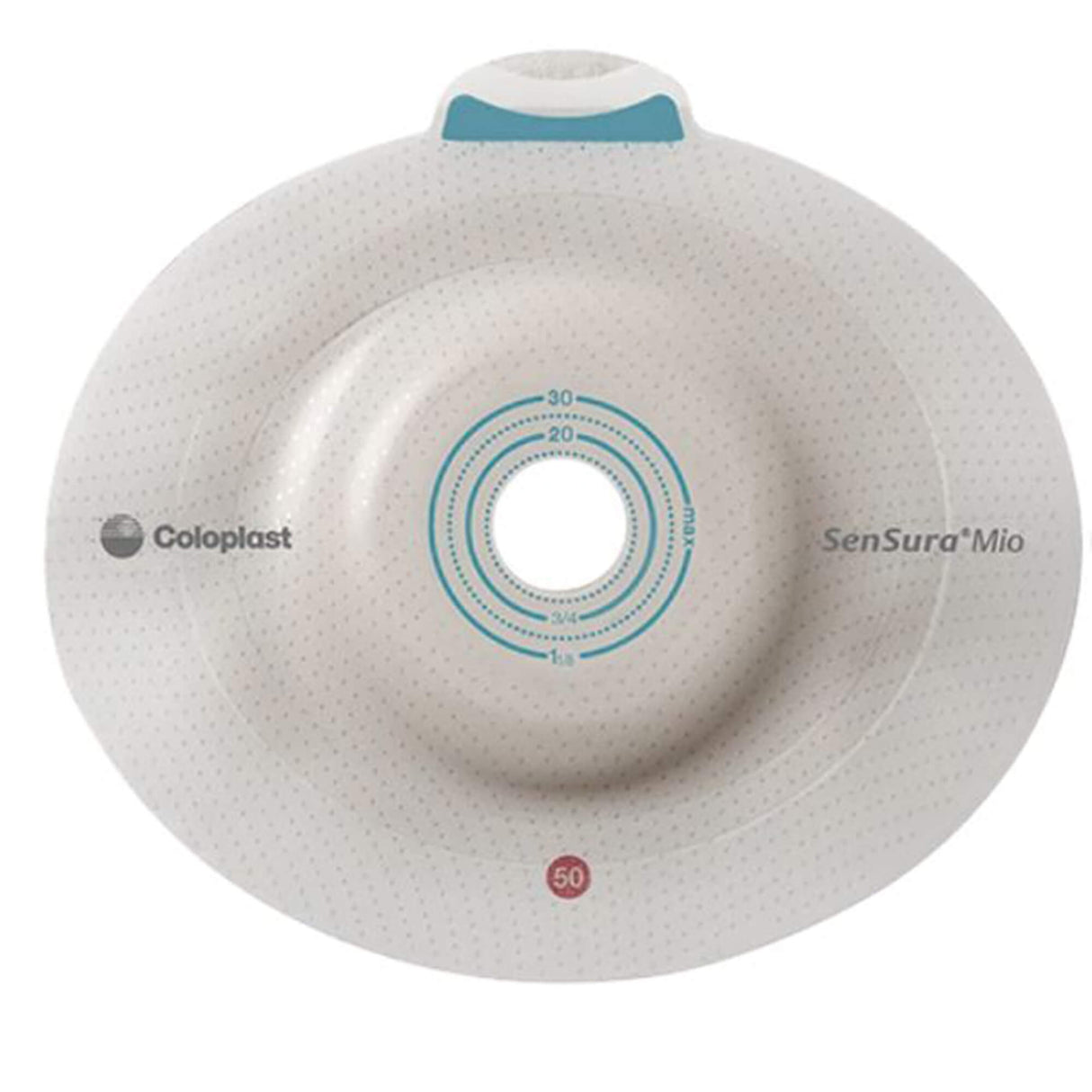 Coloplast SenSura Mio Click Ostomy Skin Barrier, Trim to Fit 30 to 45mm Opening, 50mm Flange
