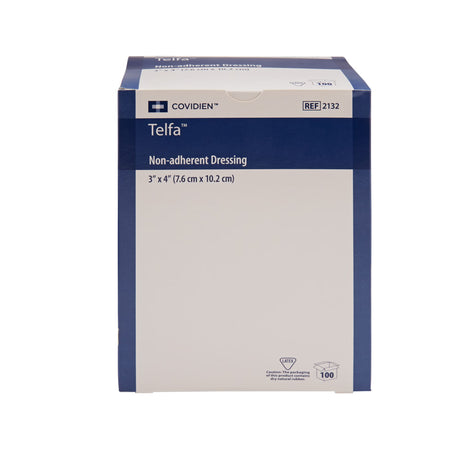 Cardinal Health Telfa Ouchless Nonadherent Dressing, 3" x 4" - 2132 - LL Medico