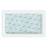 Zetuvit Plus Silicone Border Super Absorbent Dressing, 6 x 10 Inch