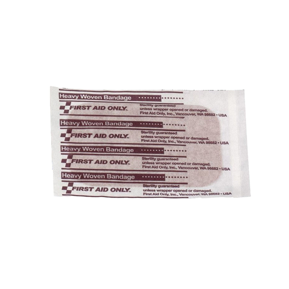 First Aid Only Tan Adhesive Strip, 2 x 3 Inch