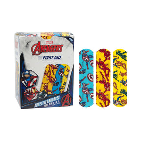 Dukal American White Cross Stat Strip Kid Design (Avengers) Adhesive Strips