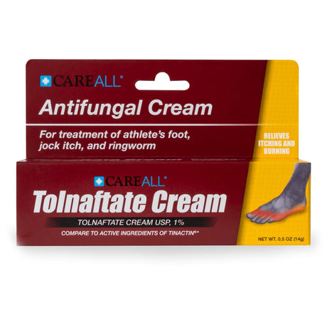 CareALL Tolnaftate Antifungal Cream, 1%, 0.5 oz Tube - AF5 - LL Medico