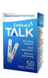 Embrace Blood Glucose Test Strips, 50 Count