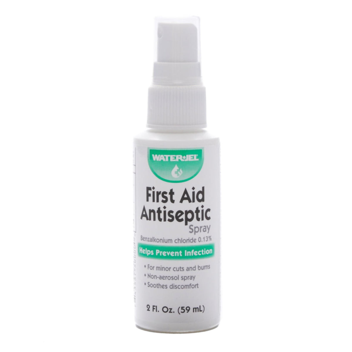 Water Jel Benzalkonium Chloride Antiseptic, Topical Liquid, 2 oz Spray Bottle - AS2-24.00.000-Single - LL Medico