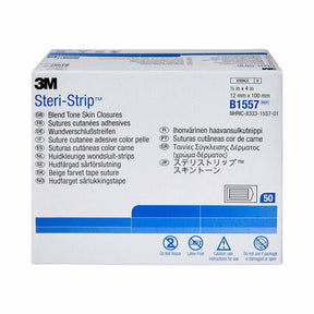 Steri-Strip Skin Closure Strips, Sterile, Nonwoven, Flexible, Tan, 0.5" x 4" - B1557 - LL Medico