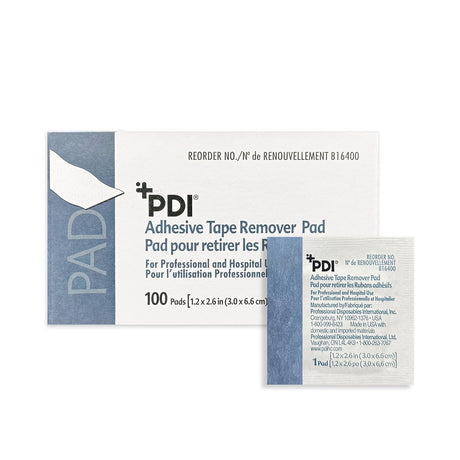 PDI Adhesive Remover, 3 x 6.6 Centimeter Wipe
