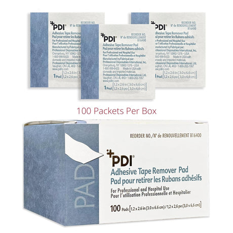 PDI Adhesive Remover, 3 x 6.6 Centimeter Wipe