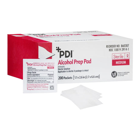 PDI Alcohol Prep Pads, 2" x 2" - B60307 - LL Medico