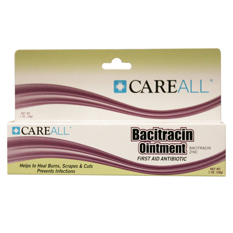 CareALL Bacitracin, First Aid Antibiotic Ointment, 1 oz Tube - BAC1 - LL Medico