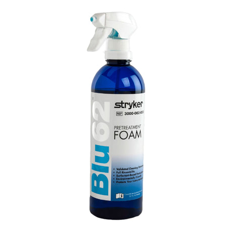 Blu62 Instrument Detergent, Foam RTU, 32 oz Bottle, Light Lavender Scent - BLU62-PTB - LL Medico