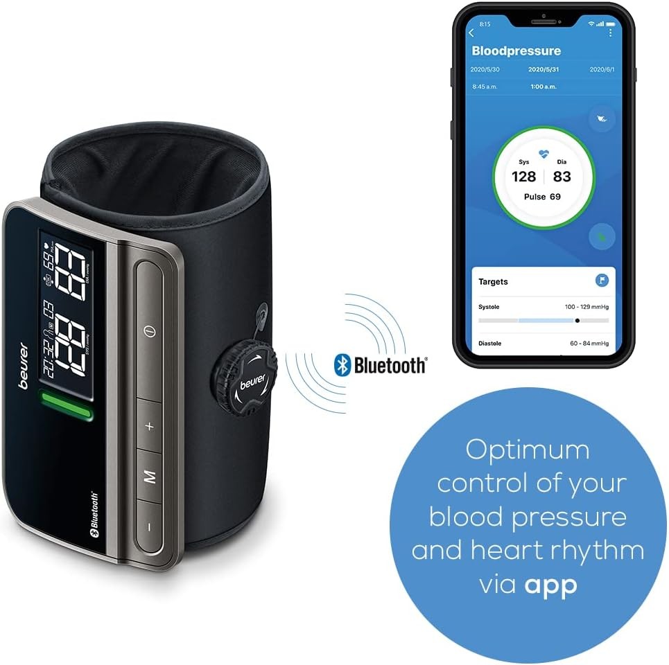 Beurer Upper Arm Blood Pressure Monitor, Without Cuff