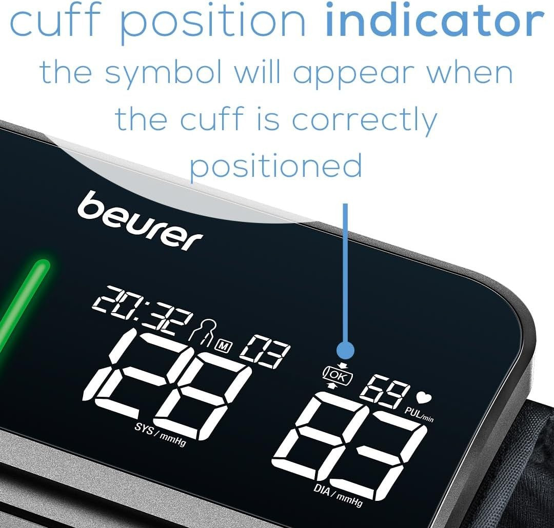 Beurer Upper Arm Blood Pressure Monitor, Without Cuff
