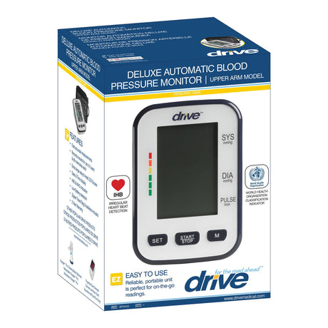 Drive Deluxe Automatic Blood Pressure Monitor, Upper Arm, Medium Cuff