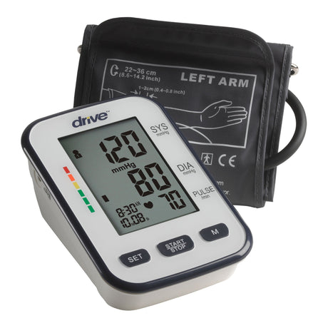 Drive Deluxe Automatic Blood Pressure Monitor, Upper Arm, Medium Cuff