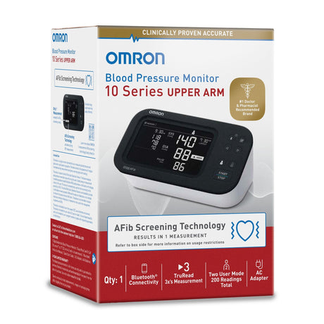 Omron 10 Series Upper Arm Blood Pressure Monitor, Adult Cuff