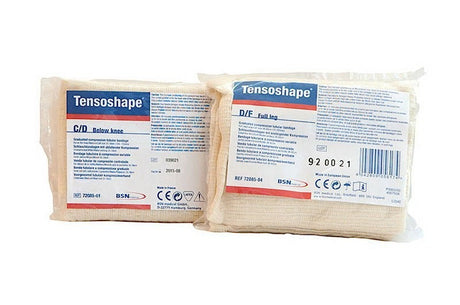 Tensoshape Pull On Elastic Tubular Support Bandage, Elastic, Tan, NonSterile, 12.5" x 14', Size B / C / Small - BSN7589 - LL Medico