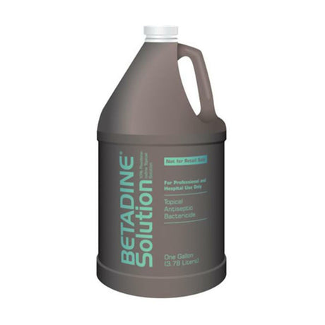 Betadine Topical Antiseptic Solution, Skin Prep, 10% Povidone-Iodine, Nonsterile, 1 gal. Jug - BSOLG1-Single - LL Medico