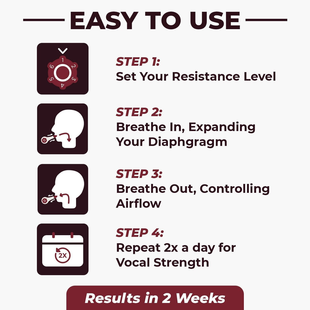 The Breather Voice Respiratory Exerciser, Adult