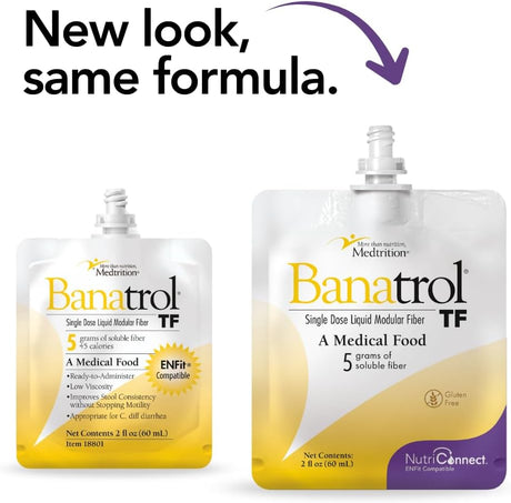 Banatrol TF Tube Feeding Formula, Unflavored, NutriConnect ENFit Compatible, 2 fl oz