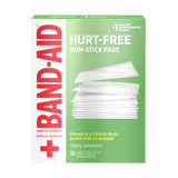 Band-Aid Hurt-Free Non-Stick Pads Large 3 x 4 Inch