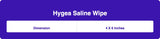 PDI Hygea Sterile Saline Wipe, Unscented, Individually Wrapped, 4" x 6" - C22370 - LL Medico