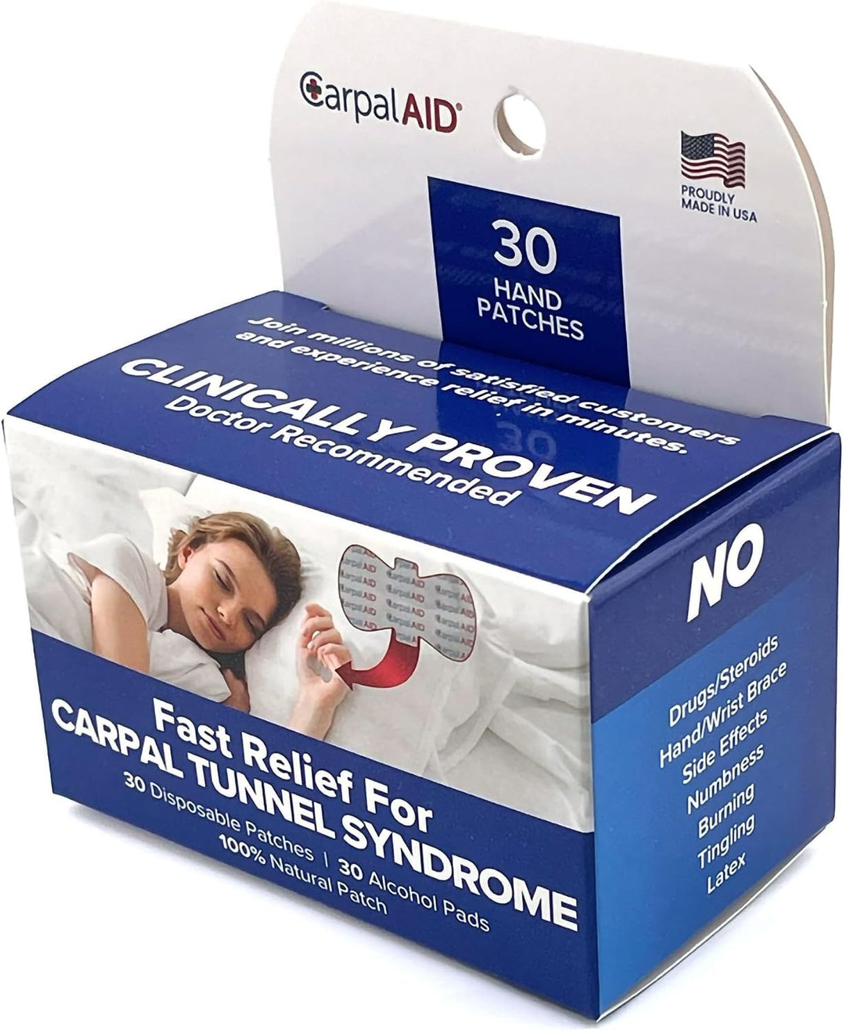 Carpal Aid Patch Hand-Based Carpal Tunnel Support