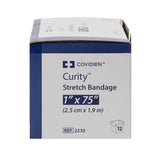 Curity Conforming Bandage, Sterile, 1 x 75", 1-Ply, White, Cotton / Polyester - CAR2230- - LL Medico