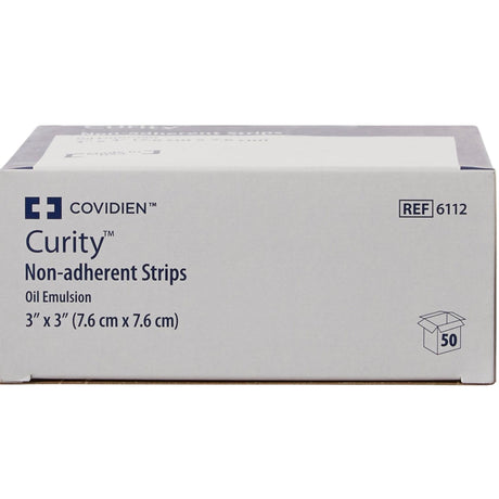 Cardinal Health Curity Oil Emulsion Impregnated Dressing, 3 x 3 Inch