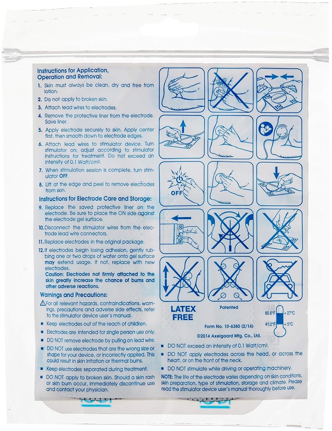 ValuTrode Cloth Electrotherapy Electrode for TENS, NMES & FES Units