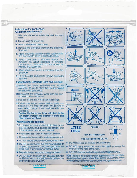 ValuTrode Cloth Electrotherapy Electrode for TENS, NMES & FES Units