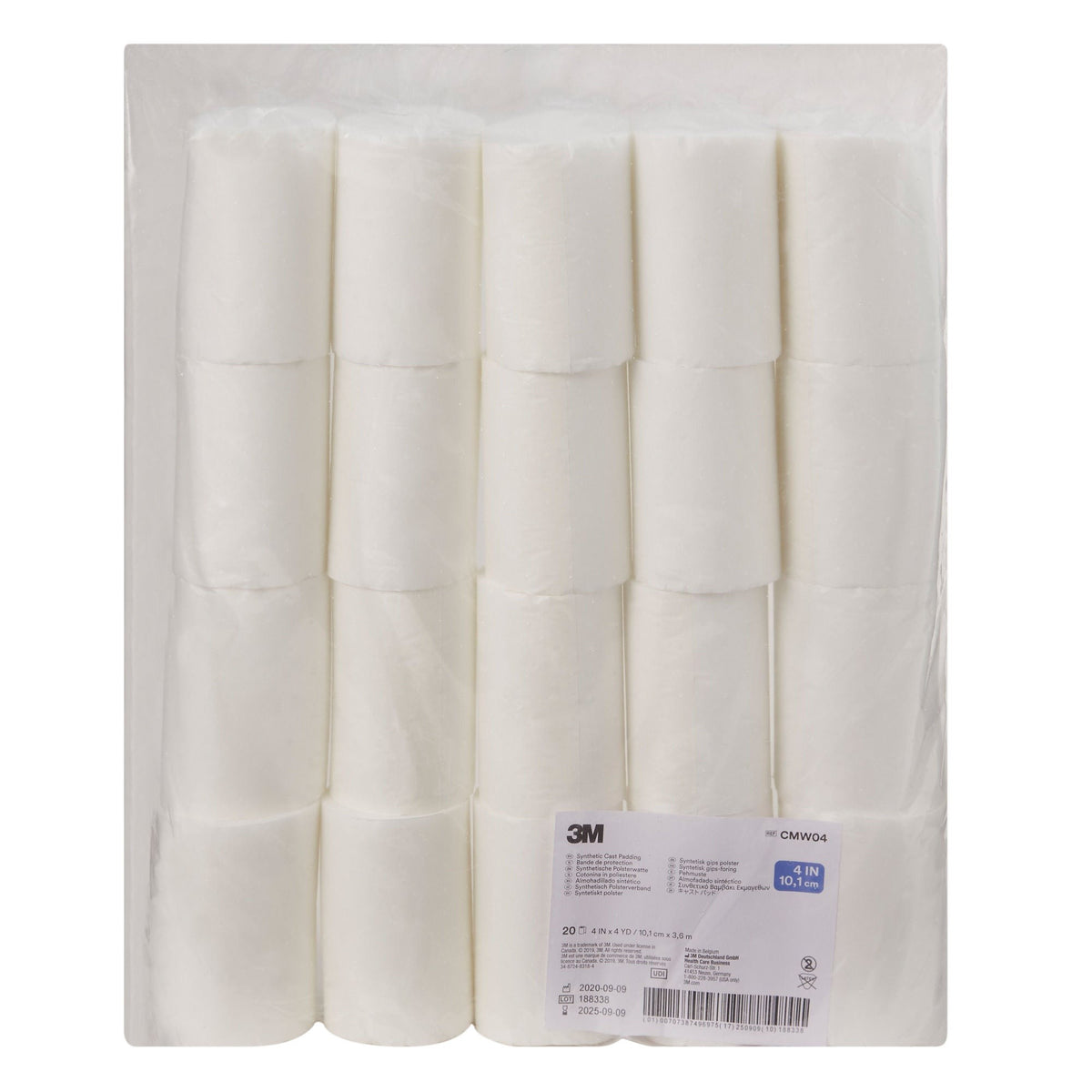 3M Synthetic Undercast Cast Padding, White, Polyester, NonSterile - LL Medico