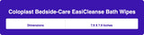 Coloplast Bedside-Care EasiCleanse Bath, No-Rinse, Self-Sudsing, Disposable Washcloth, Fragrance-Free, No Basin, CHG Compatible - COI7056 - LL Medico