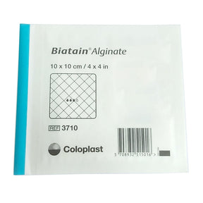 Biatain Calcium Alginate Dressing, 4" x 4", Calcium Alginate / CMC, White, Sterile - COL3710 - LL Medico
