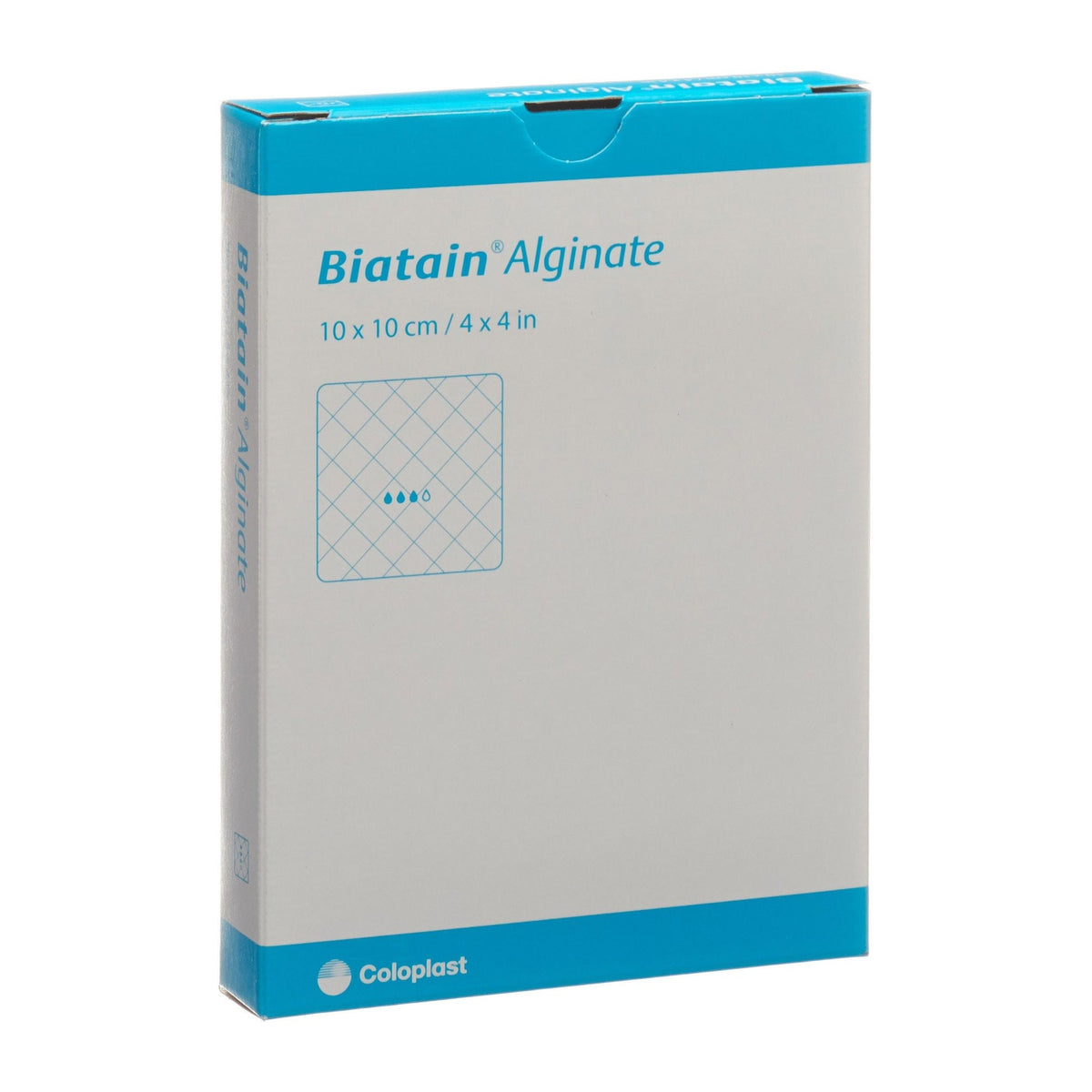 Biatain Calcium Alginate Dressing, 4" x 4", Calcium Alginate / CMC, White, Sterile - COL3710 - LL Medico