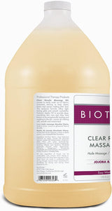 Biotone Clear Results Massage Oil with Jojoba & Aloe Vera, 128 fl oz